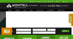 Desktop Screenshot of montellconstruction.com